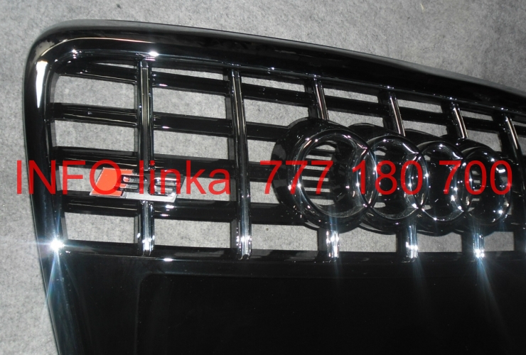 Maska - Gril AUDI S6 (2004-2010)  - černá